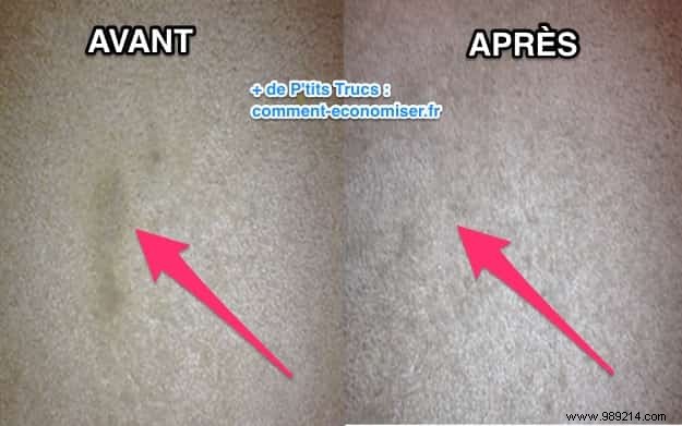 How to MAKE a Stain on the Carpet with White Vinegar. 