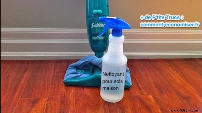 Finally the recipe for the floor cleaner that leaves NO streaks. 