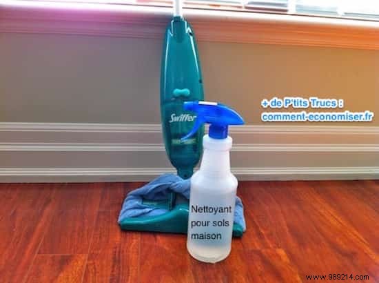 Finally the recipe for the floor cleaner that leaves NO streaks. 
