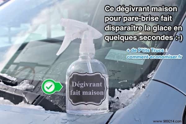 This Homemade Windshield De-Icer Clears Ice in Seconds. 
