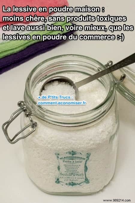 Effective and Easy to Make:The Laundry Detergent Recipe WITHOUT Chemicals. 