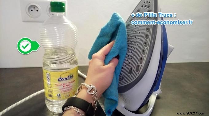 Scaled Iron? Use White Vinegar To Remove Limescale Instantly. 