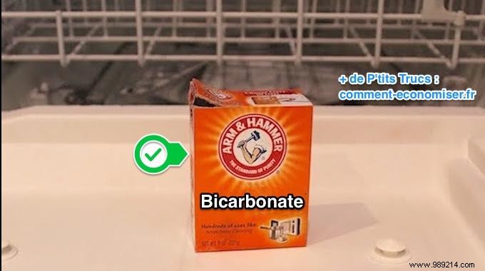 To Degrease the Dishwasher No More Sun Cleaner Needed! Use Bicarbonate Instead. 