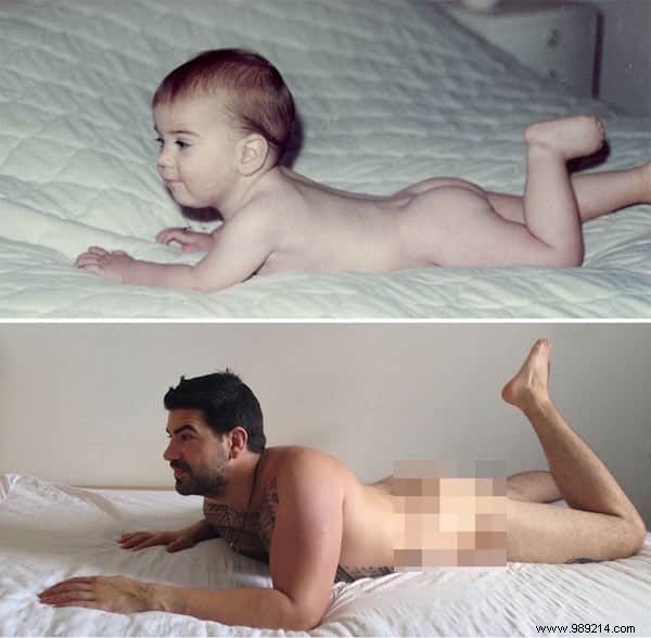 2 Brothers Found the Best Mother s Day Gift! They Recreated Their Childhood Photos :-) 