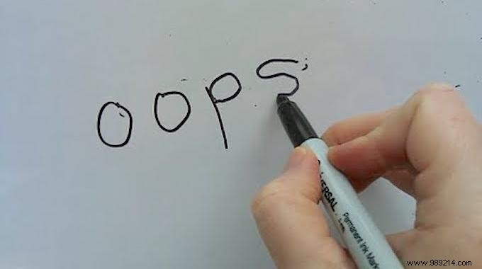 The Easy Trick To Erase Permanent Marker On A Whiteboard. 