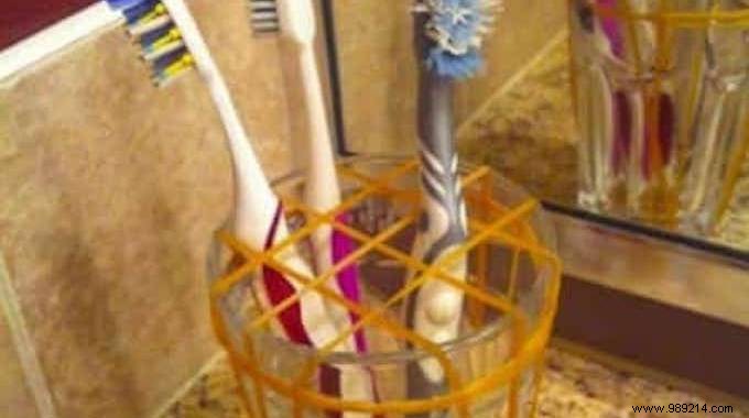 The Tip For Storing All Your Toothbrushes Hygienically. 