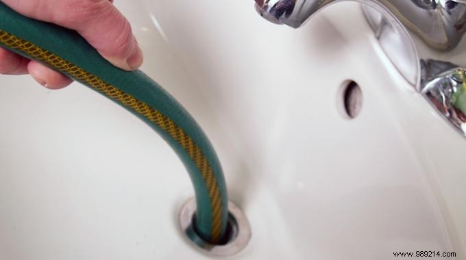 The Unknown Trick To Unclog A Drain With A Garden Hose. 