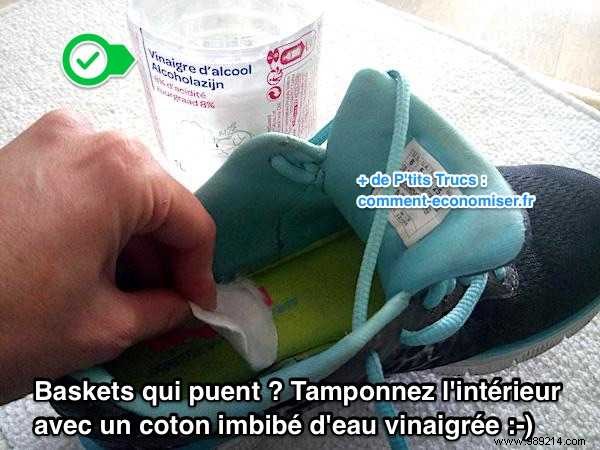 Smelly Sneakers? The Tip To Eradicate Bad Odors With White Vinegar. 