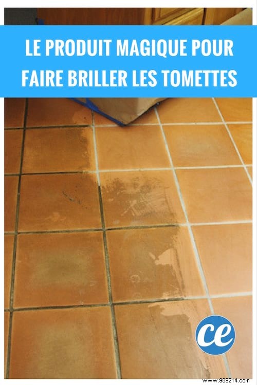 The Magic Homemade Product To Shine Floor Tiles. 