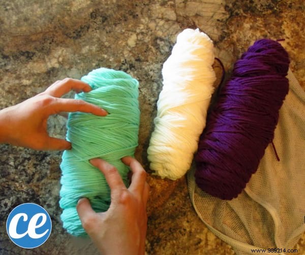 Finally, a tip to soften wool that stings and scratches. 