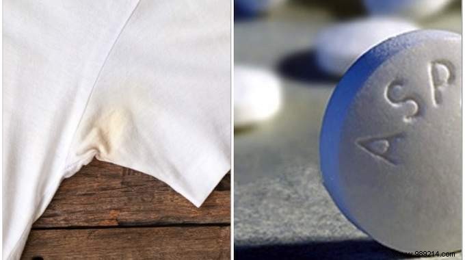 How to Remove Sweat Stains With ASPIRIN. 