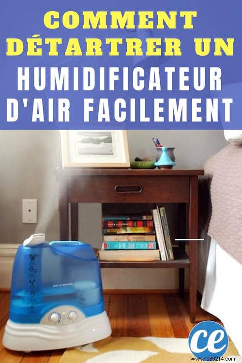 How To Descale And Clean A Humidifier With White Vinegar. 