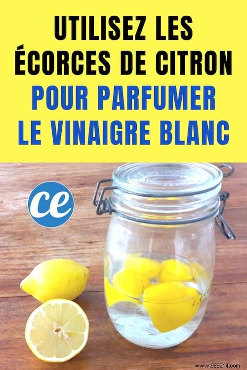 Don t Throw Away Your Lemon Peels! Use them to flavor white vinegar. 