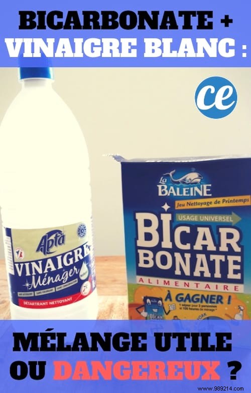 Bicarbonate + White Vinegar:Dangerous Reaction Or Useful Mixture? 