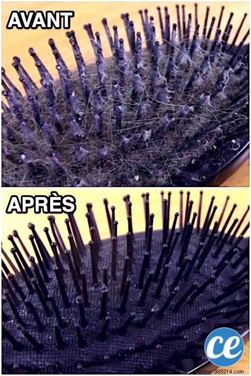 2 Easy Tips For Cleaning A GREASY Hairbrush. 