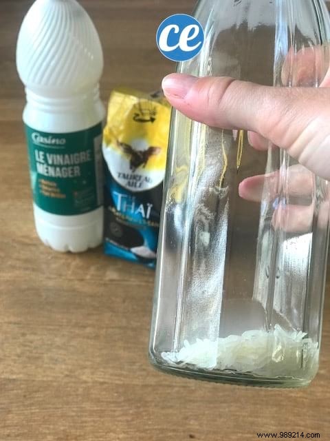 The Surprising Trick To Remove Limestone In A Glass Bottle. 