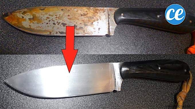 Rusty, Stained Or Blackened Knife Blade? THE Tip To Keep It Like New! 