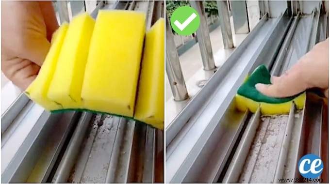 The Genius Trick To Clean Window Rails In 2 Minutes. 