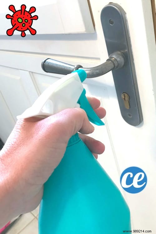 COVID:How to Disinfect Door Handles With White Vinegar. 