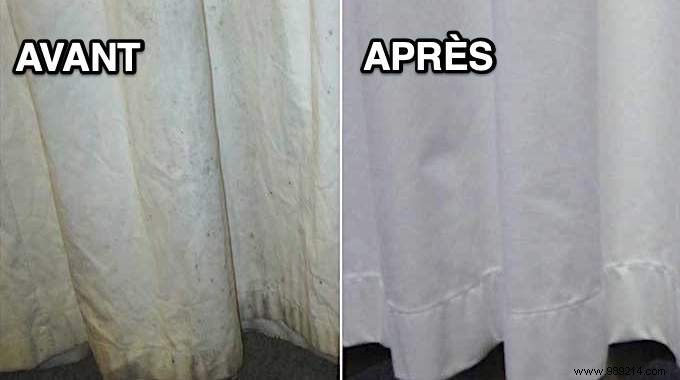 THE Magic Trick To Bring All The Whiteness To Your Curtains. 