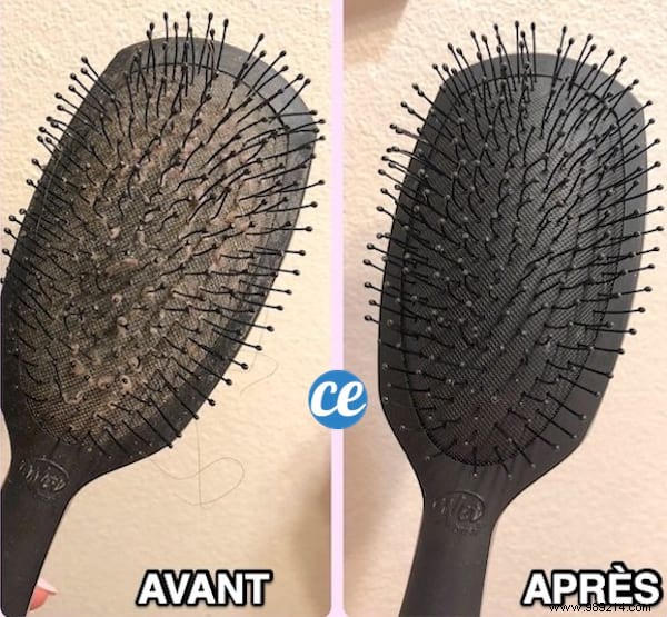 How To Clean A Greasy Hairbrush With Baking Soda. 