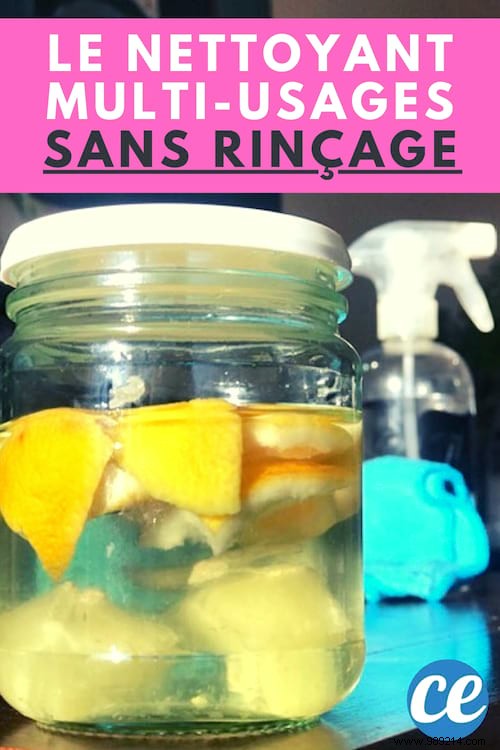 Make Your Own NO-Rinse Multi-Purpose Cleanser. 