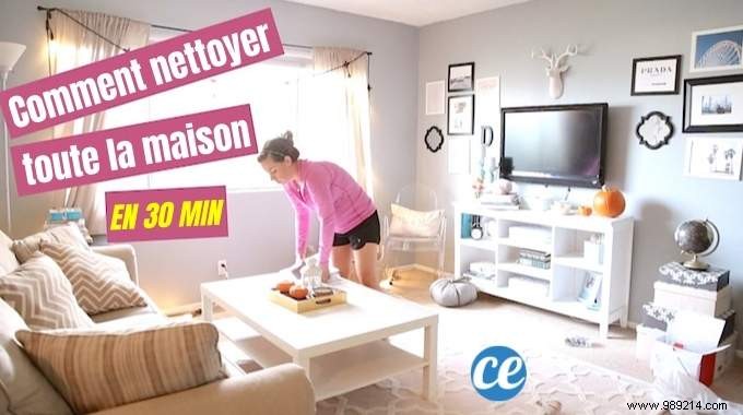 How To Clean Your Whole House In Just 30 MIN TIMED! 