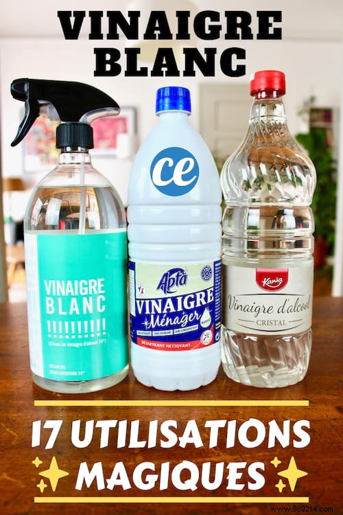 White Vinegar:1 Single Product For 17 Magical Uses. 