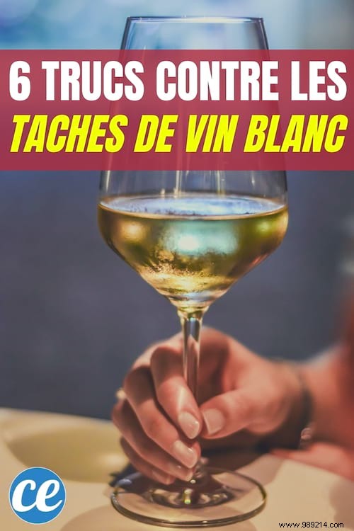 6 Magic Tricks Against White Wine Stains. 