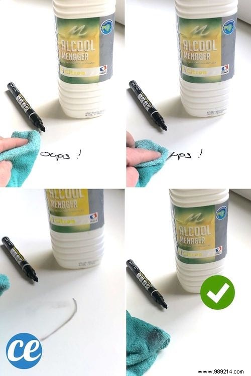 The Magic Trick To Erase A Marker Trace In 2 Seconds. 