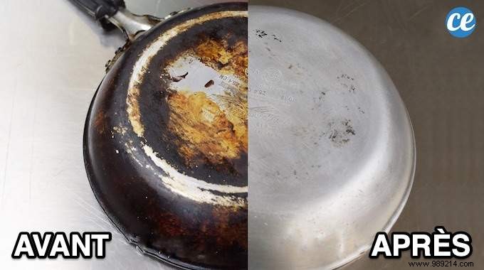 Here s How To Clean The Blackened Back Of A Pan Or Pot Easily. 