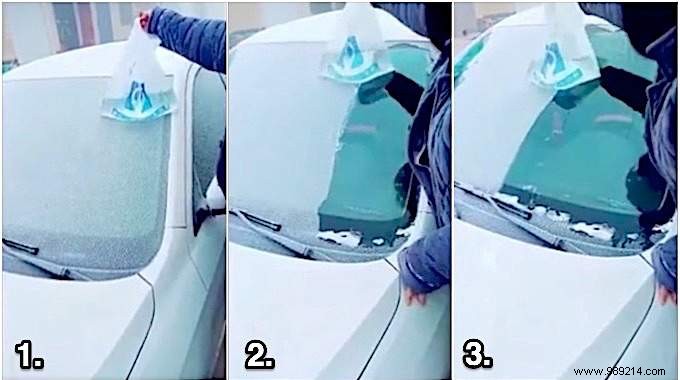 How to Defrost Your Windshield Instantly With a PLASTIC BAG. 