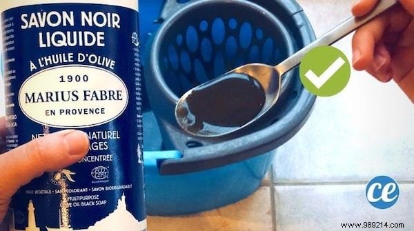 The Powerful Floor Cleaner With Black Soap (WITHOUT Traces Or Rinsing). 