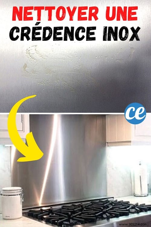 How to Clean a Stainless Steel Splashback WITHOUT Leaving Traces. 