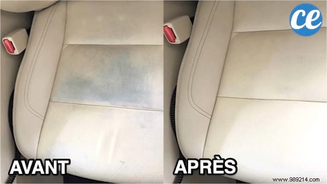 The Miracle Stain Remover For Leather Car Seats. 