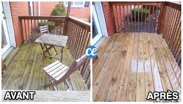 Very dirty terrace? 5 Magic Tricks To Clean It EASILY. 