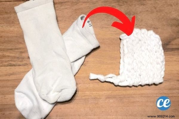 How to Make Tawashi Sponge in 5 min (With Old Socks). 