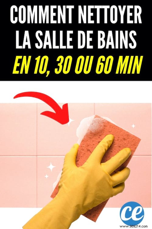 How to Clean Your Bathroom in 10 Mins, 30 Mins or 1 Hour. 