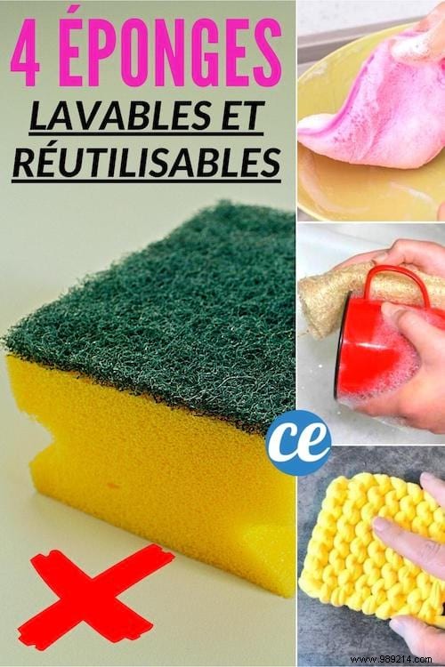 Tired of Disposable Sponges? Here are 4 Washable and Reusable (infinitely). 