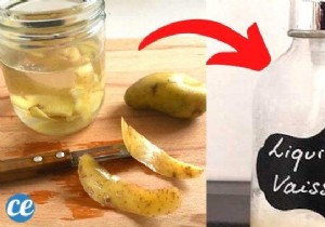 Don t Throw Away Potato Peelings! Turn them into dish soap. 