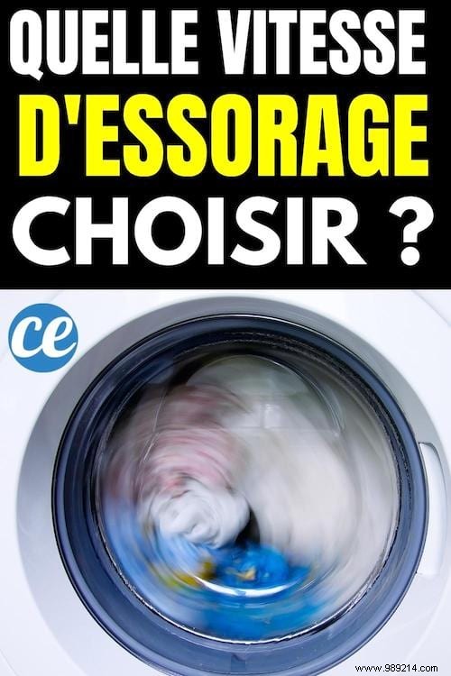 Which spin speed should you choose to avoid damaging the laundry? 