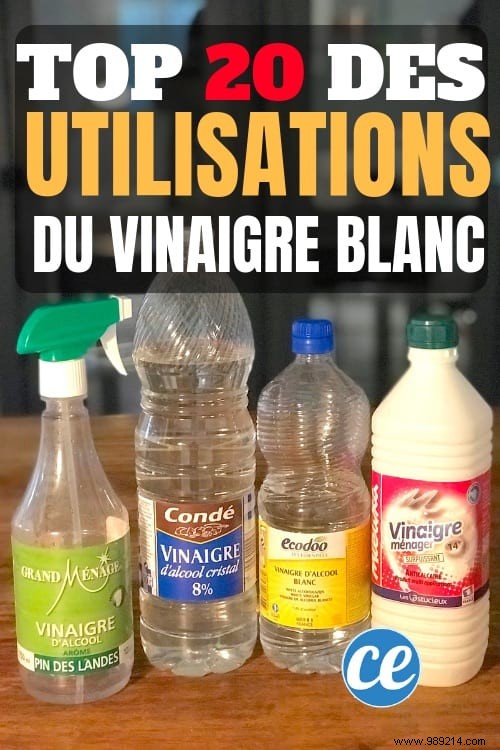 Top 20 Miraculous Things You Can Do With White Vinegar. 