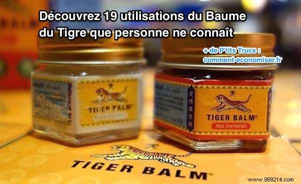 19 Tiger Balm Uses Nobody Knows About. 