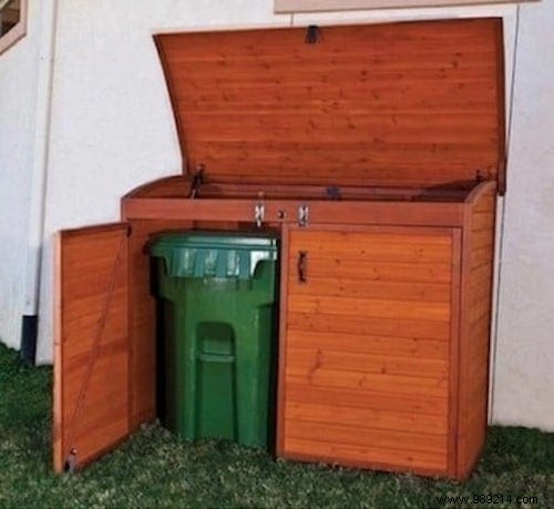 28 Ways to Hide Your Outdoor Trash (And Beautify Your Home). 