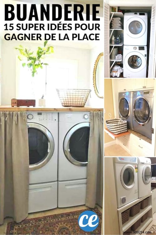 Laundry:15 Great Ideas to Save Space and Be Better Organized. 
