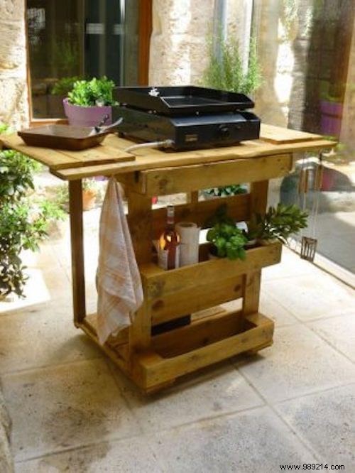 30 outdoor kitchens in pallets to make yourself. 