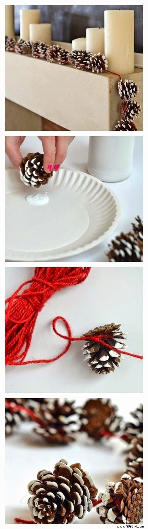 25 Super Christmas Decoration Ideas With Pine Cones (Easy And Cheap). 
