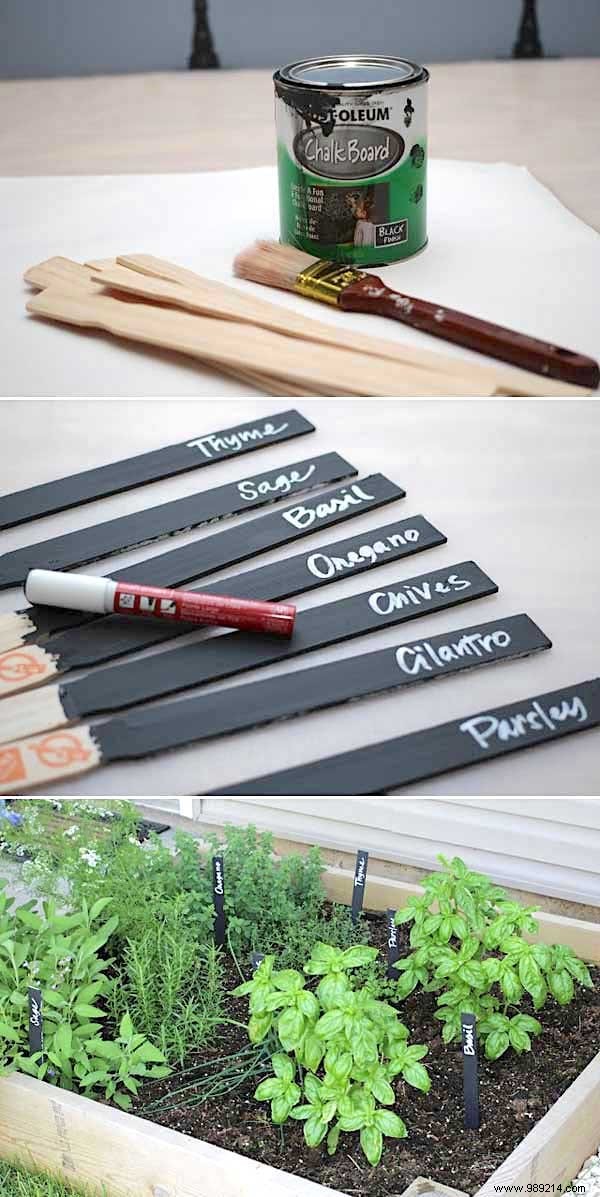 19 Great Ideas to Make Beautiful Vegetable Garden Labels for Free. 