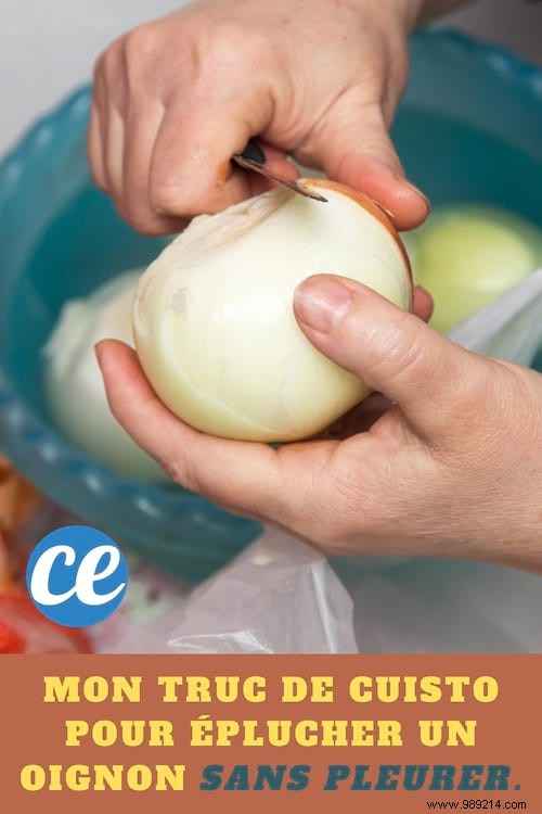 My Cuisto Tip for Peeling an Onion Without Crying. 