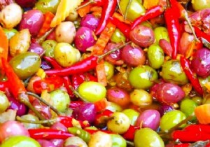 I Perfume My Olives Myself for a Colorful and Economic Aperitif. 